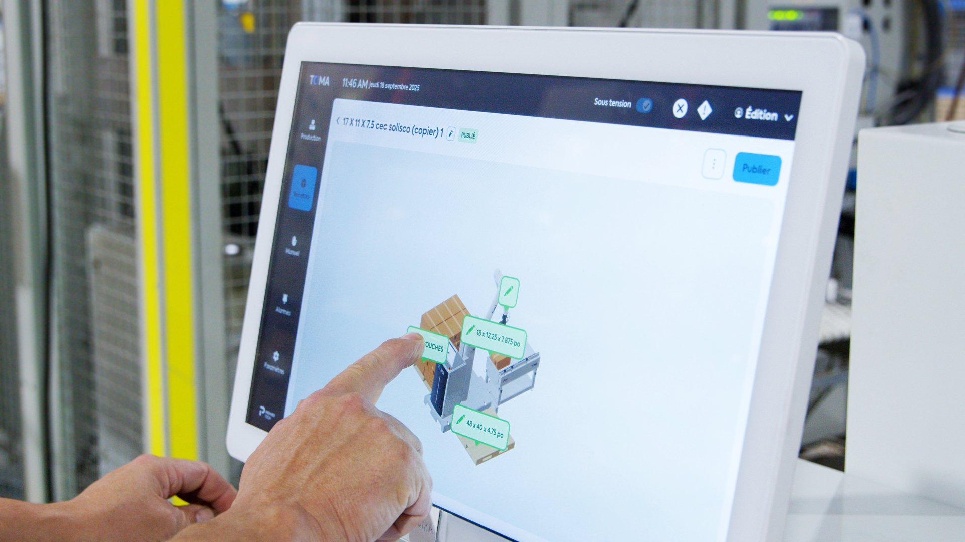 Easy to Use - TOMA Palletizing