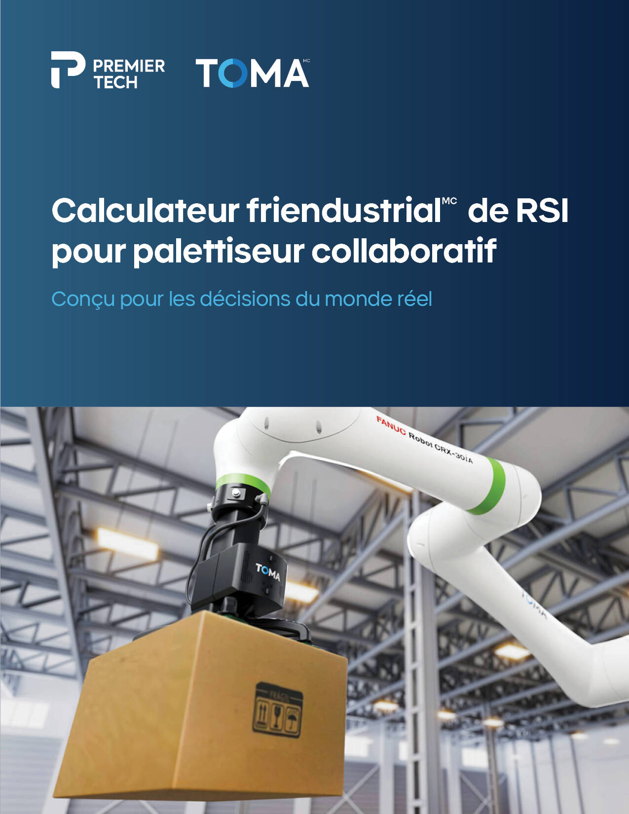 Calculateur friendustrial de RSI pour palettiseur collaboratif